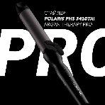 Щипцы для завивки волос Polaris PHS 3410TAi Argan Therapy PRO черный, 34 мм, 220 °C, 6 режимов