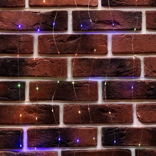 Гирлянда Neon-night светодиодный занавес из росы 3х3м 300 LED IP20 USB + пульт управления с крючками для крепления мультиколор