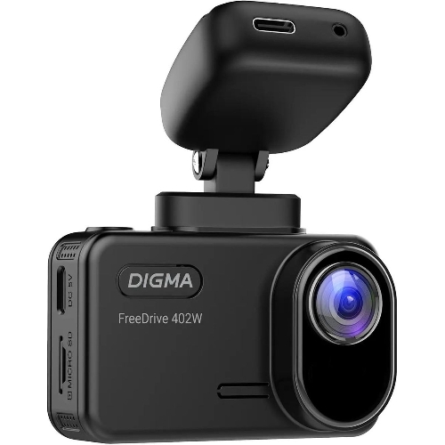 Видеорегистратор Digma FreeDrive 402W, 3840x2160, 2", Wi-Fi, G-сенсор, датчик движения