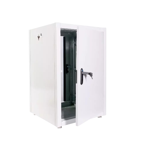 Шкаф телекоммуникационный напольный ЭКОНОМ 18U (600 × 800) дверь стекло, дверь металл