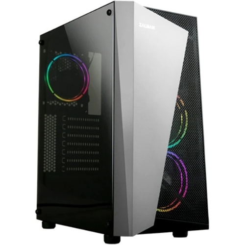 Компьютерный корпус ZALMAN S4 Plus, ATX, черный, WINDOW, 1x5.25", 4x3.5", 1x2.5", 2xUSB 2.0, 1xUSB 3.0, FRONT 2x120мм, REAR 1x120мм