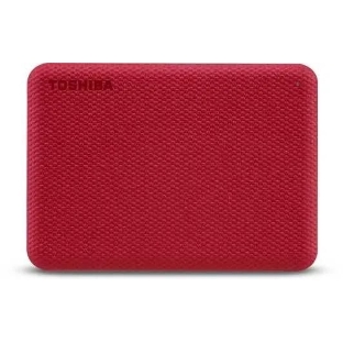 Внешний HDD 2.5" Toshiba Canvio Advance, 1TB, USB 3.2 Gen 1 Type-A, 5400 rpm, красный