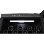 Встраиваемы е винный шкаф Gorenje WCU68F6BG4WF, объем 138 л, вместительность 46 бутылок, 4 полки, цифровой дисплей, Wi-Fi, LED освещение, защита от УФ-излучения, энергоэффективность А+, черный