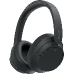 Беспроводные/проводные наушники SONY WH-CH720N черный, полноразмерные, Bluetooth + проводной, активное шумоподавление, до 50 ч