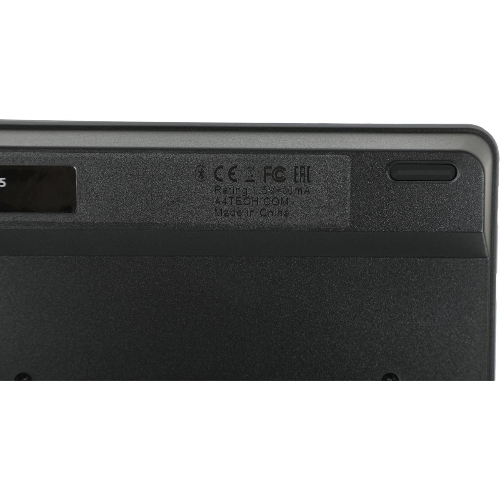 Клавиатура беспроводная A4Tech Fstyler FBK25, USB, Bluetooth/Радиоканал, черный/серый