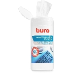 Влажные салфетки спиртовые Buro BU-AN32 антибактериальные, 100 листов