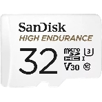 Флеш карта microSD 32Gb SanDisk microSDHC Class 10 UHS-I U3 V30 High Endurance Video Monitoring Card