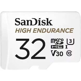Флеш карта microSD 32Gb SanDisk microSDHC Class 10 UHS-I U3 V30 High Endurance Video Monitoring Card