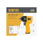 Ударный пневмогайковерт Denzel IWS550 Compact, 1/2", 8500 об/мин, 710 Нм