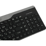 Клавиатура беспроводная A4Tech Fstyler FBK25, USB, Bluetooth/Радиоканал, черный/серый