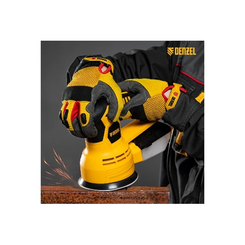Эксцентриковая шлифовальная машина Denzel OS-125, 450 Вт, 6000-12000 об/мин
