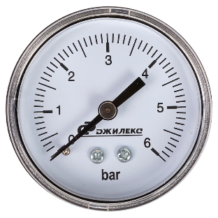 Манометр ДЖИЛЕКС МDА 50/6 - 1/4", аксиал.