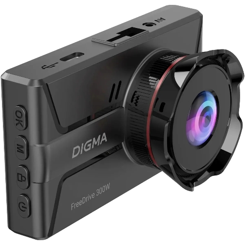 Видеорегистратор Digma FreeDrive 300W, 2560x1440, 3", Wi-Fi, G-сенсор