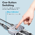 Переключатель - разветвитель Vention HDMI v2.1 двунаправленный 2x1/1x2