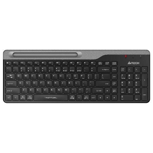 Клавиатура беспроводная A4Tech Fstyler FBK25, USB, Bluetooth/Радиоканал, черный/серый