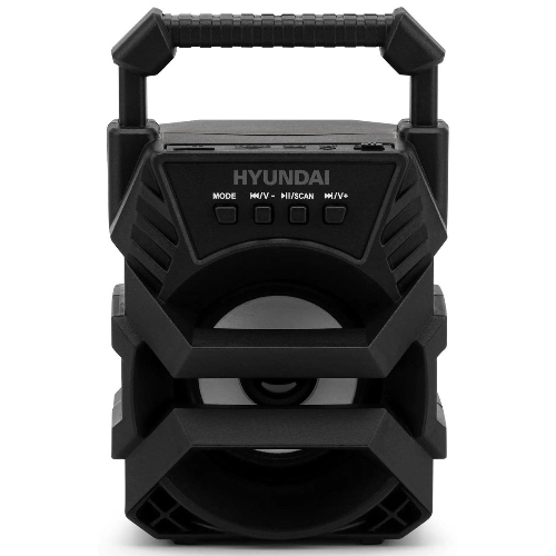 Колонка портативная Hyundai H-PS1000 черный 9 Вт 1.0 BT/USB 10м 500mAh