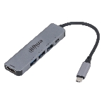 Концентратор USB Dahua TC35, USB Type-C, HDMI + USB 3.0 + PD Docking Station, USB