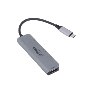 Концентратор USB Dahua TC35, USB Type-C, HDMI + USB 3.0 + PD Docking Station, USB