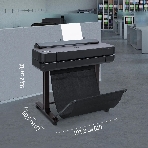 Плоттер струйный HP Designjet T630, A1, цветной, 24", 610 мм, 2400x1200 dpi, USB, Gigabit Ethernet, WiFi