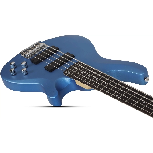 Бас-гитара SCHECTER C-5 DELUXE SMLB бас-гитара 5-струнная, Satin Metallic Light Blue (SMLB)
