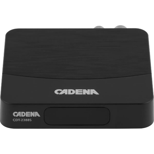 Приставка для цифрового ТВ Cadena CDT-2388S черный, DVB-T2, DVB-T, HDMI, USB 2.0