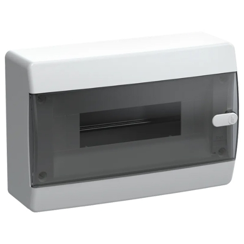 Корпус пластиковый IEK UNION Compact ЩРН-П-12 IP41 черная прозрачная дверь (UIC-KP12-N-12-41-K01)
