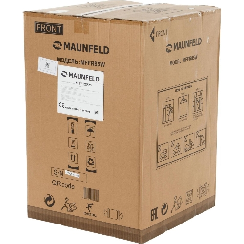 Морозильная камера Maunfeld MFFR85W, белый, 80л, 3 ящика
