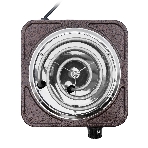 Плита настольная электрическая Centek CT-1508 Siberia коричневый, 1 кВт, ТЭН, конфорки - 1, эмаль, поворотные переключатели