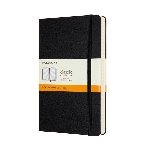 Блокнот Moleskine CLASSIC QP060 Large 130х210 мм, 240 страниц, линейка, твердая обложка, черный
