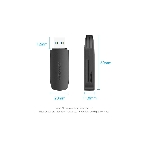 Кард-ридер Vention CLGB0/черный/SD,SDHC,SDXC,TF,micro-SD,micro-SDXC,miсro-SDHC/USB 3.0/пластик