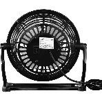 Вентилятор Rix RDF-1500USB чёрный, настольный, 2.5 Вт, 1 скорость, 10 см