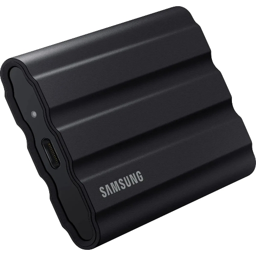 Внешний SSD Samsung T7 Shield, 4TB, USB 3.2 Gen 2 Type-C, R/W 1050/1000, черный