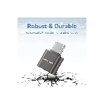 Кард-ридер Vention CLMH0/серый/OTG USB 2.0 CM/MicroSD/USB Type-C/металл