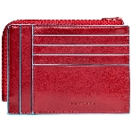 Чехол для кредитных карт Piquadro Blue Square PU1243B2R/R красный натур.кожа