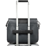Сумка-мессенджер Piquadro Urban CA6802UB00/GRN с отделением для ноутбука 14" серая/черная натур.кожа