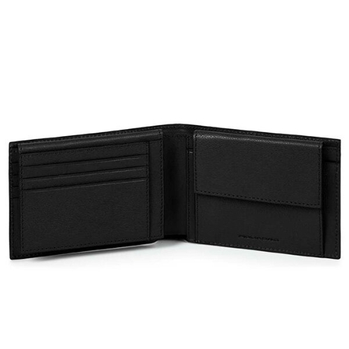 Кошелек мужской Piquadro Black Square PU1392B3R/N, натур.кожа, черный