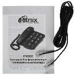 Телефон проводной Ritmix RT-520 черный