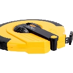 Мерная лента Deli DL9850ZY 50м x 14.5мм Ударопрочный корпус. Основной класс точности. Метрическое полотно из стекловолокна и ПВХ.