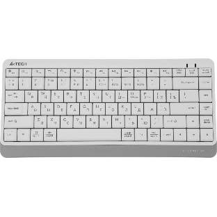 Клавиатура беспроводная A4Tech Fstyler FBK11 USB, Bluetooth/Радиоканал, белый/серый