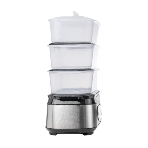 Пароварка Centek CT-1459 серебристый, 9 л, ярусы - 3, 1050 Вт, электронное
