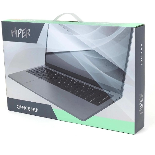 Ноутбук Hiper OFFICE HLP 15.6" IPS FHD Core i5 1235U/8Gb/256Gb SSD/VGA int/noOS silver