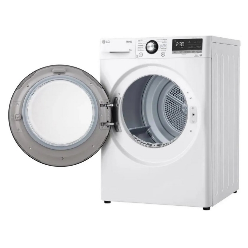 Сушильная машина LG DC90V3V6W белый, 9 кг, сушка - тепловой насос, программ - 14, 60 x 85 x 66 см