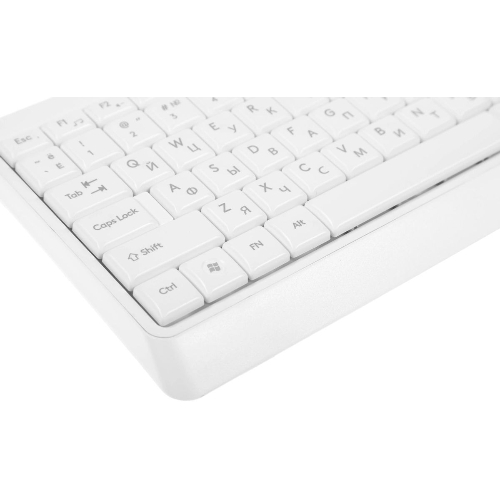 Комплект клавиатура+мышь A4Tech FStyler F1512 проводной, USB, 1200 DPI, белый