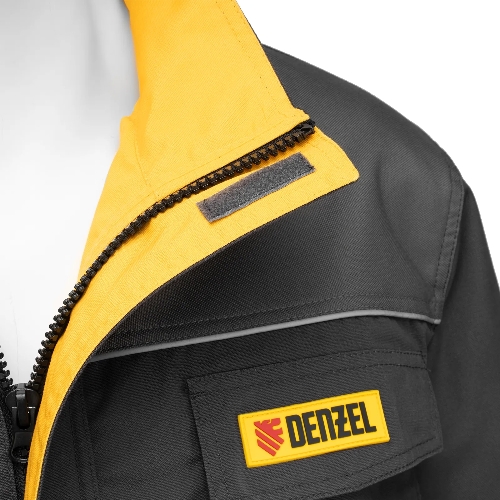 Куртка профессиональная рабочая Denzel 65% полиэстер 35% хлопок, XXXL