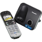 Телефон беспроводной (DECT) Panasonic KX-TG6811RUB черный Беспроводной DECT,40 мелодий,телефонный справочник 120 зап.