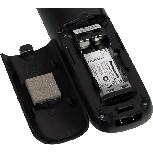 Телефон беспроводной (DECT) Panasonic KX-TG6811RUB черный Беспроводной DECT,40 мелодий,телефонный справочник 120 зап.