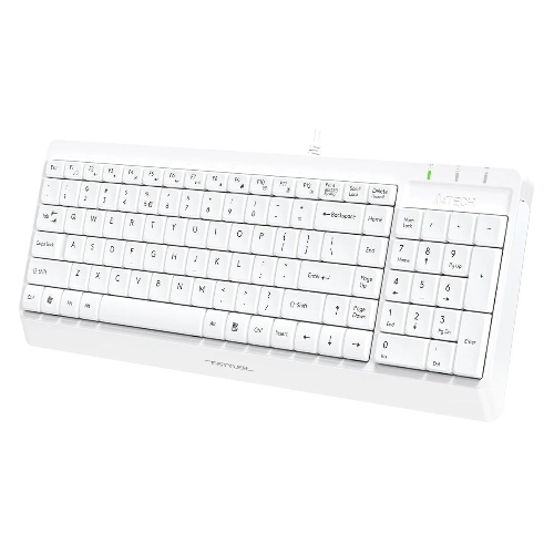 Комплект клавиатура+мышь A4Tech FStyler F1512 проводной, USB, 1200 DPI, белый