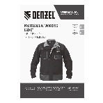 Куртка профессиональная рабочая Denzel 65% полиэстер 35% хлопок, XXXL