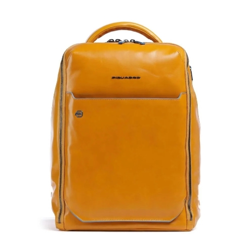 Рюкзак мужской Piquadro Blue Square CA6591B2/G, кожа, шафрановый