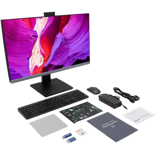 Моноблок Digma Pro Unity 23.8" Full HD i3 1215U (1.2) 16Gb SSD512Gb RGr CR Windows 11 Professional GbitEth WiFi BT 90W клавиатура мышь Cam серый 1920x1080